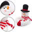 Ensemble de 2 boucles de rideau de père Noël et de bonhomme de neige 2 pièces