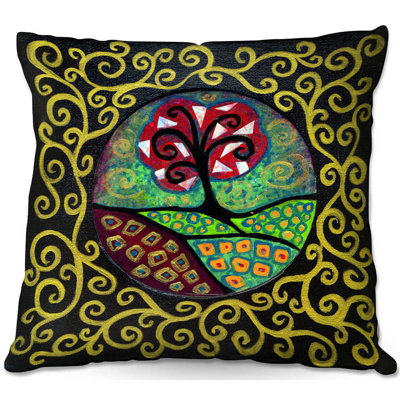 Couch Tree Throw Pillow