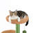 Oasis Series 32-Inch Cactus Plush Cat Tree