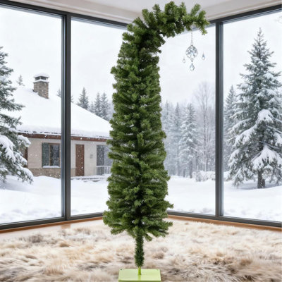 Pencil Christmas Tree, Bendable Artificial Christmas Tree with 400 Branch Tips