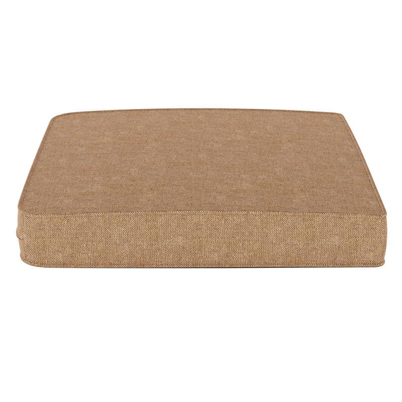 Outdoor Sunbrella® Seat Cushion, Canvas Heather Beige Sunbrella® Canvas