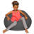 Bean Bag Chair for Kids, Teens, and Adults - Filled with Soft Beads, Includes Removable and Machine Washable Cover - Multiple Colors, Sizes and Fabrics including Soft Nylon & Canvas with Patterns-1785356745-1782650931