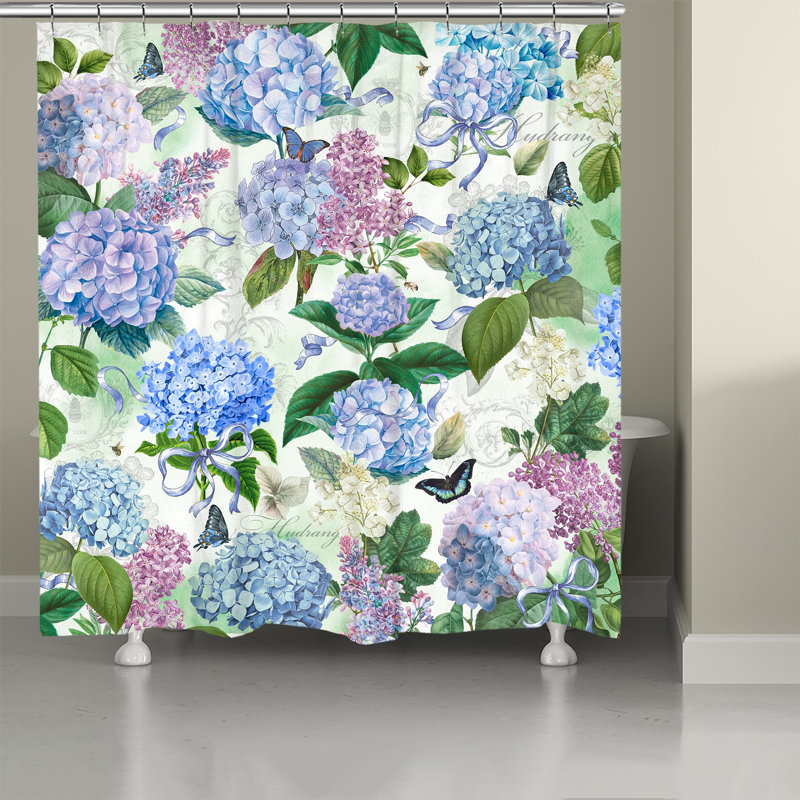 Rideau de douche Hydrangea Splendor