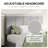 Hydraulic Lift Up Upholstered Platform Bed with Adjustable Headboard-1049167647-1049167643