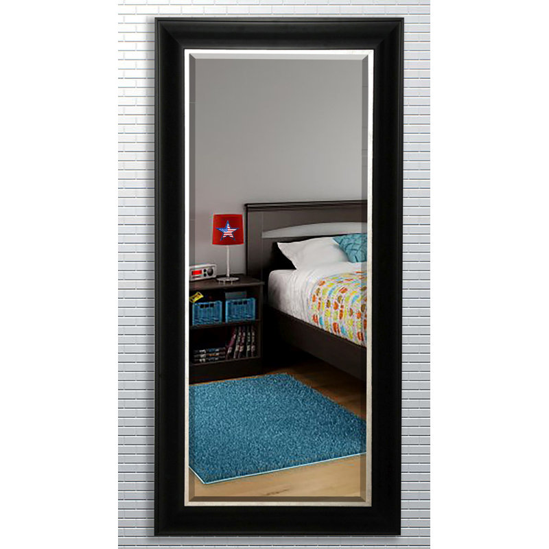 Solid Wood Flat Mirror, 67" H x 29" W