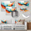«Colorful Abstract Expression III», art mural abstrait en métal MT134529-1478103812