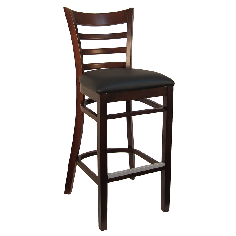 30'' Bar Stool, Dark Walnut