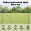 Euro Fence With 7 Posts Galvanised Steel-1314009037-1314009086