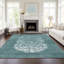 Tapis intérieur / extérieur en polyester abstrait tissé à la machine-1603836686
