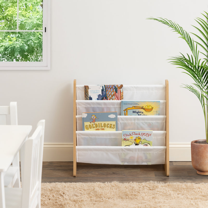 Hoeft Kids Book Display, Natural/White