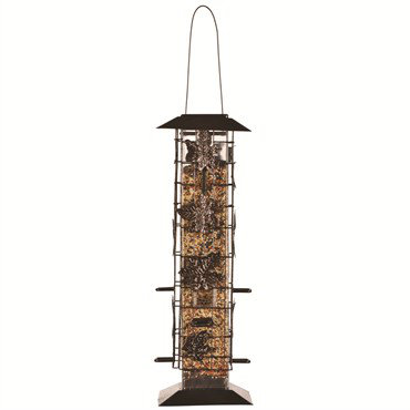 Metal Hanging Tube Bird Feeder
