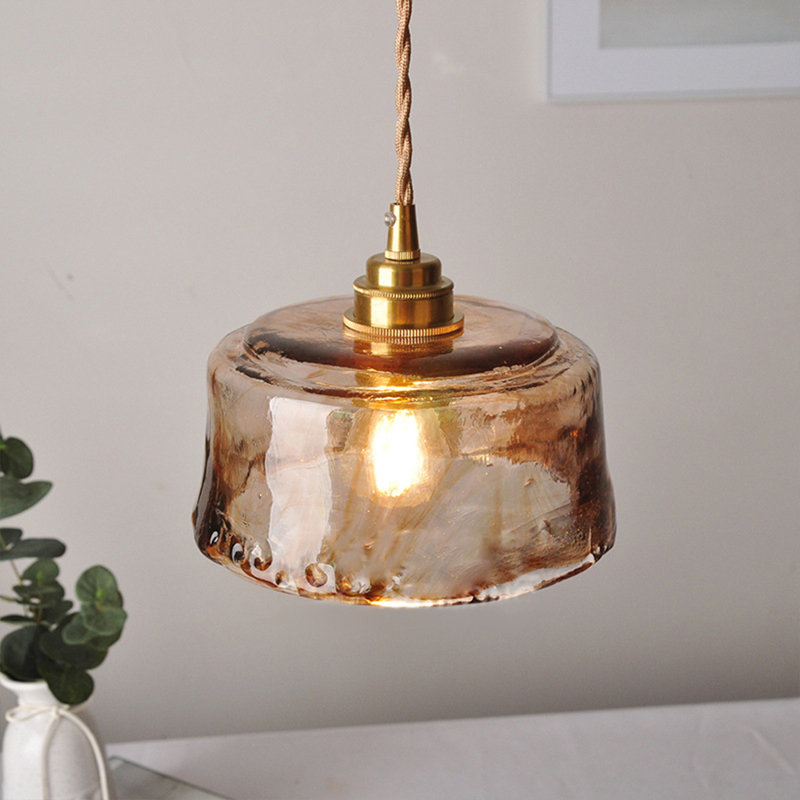 1 - Light Brushed Brass Pendant