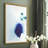 Spare Blue I Framed Print - Solid Wood