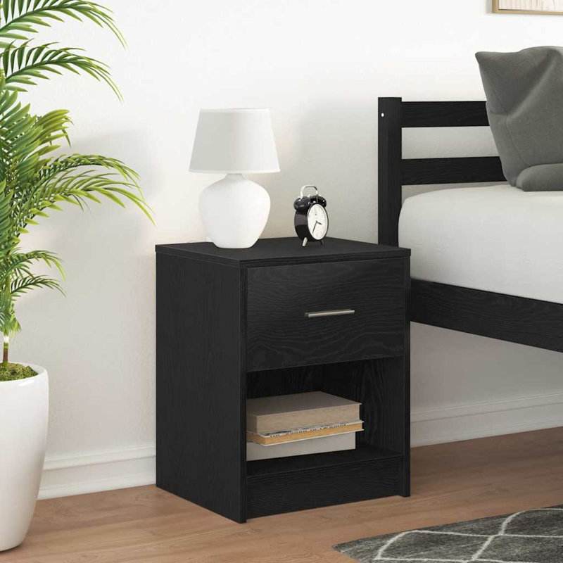 Bedside Cabinet With Drawer 40X34x50 Cm, Grey Sonoma, 1