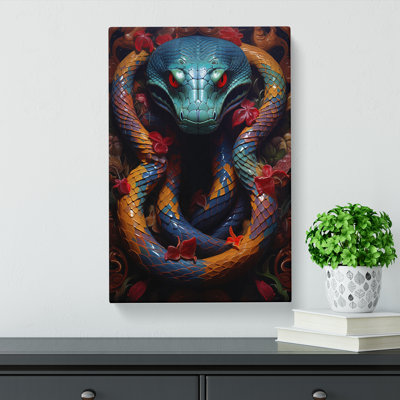Snake Informel - Wrapped Canvas