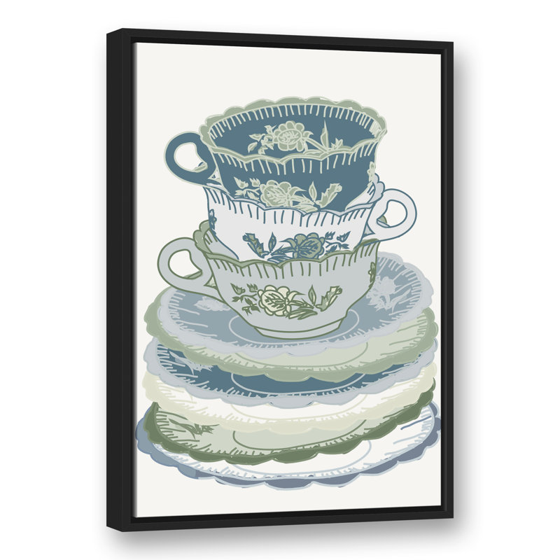 " Stacked Plates Tea Cup "