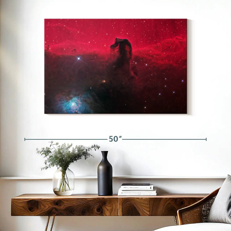Oberle Starry Horsehead Nebula, 26" H x 39" W