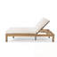 Chaise longue double à dossier réglable avec coussins épais-1160827758