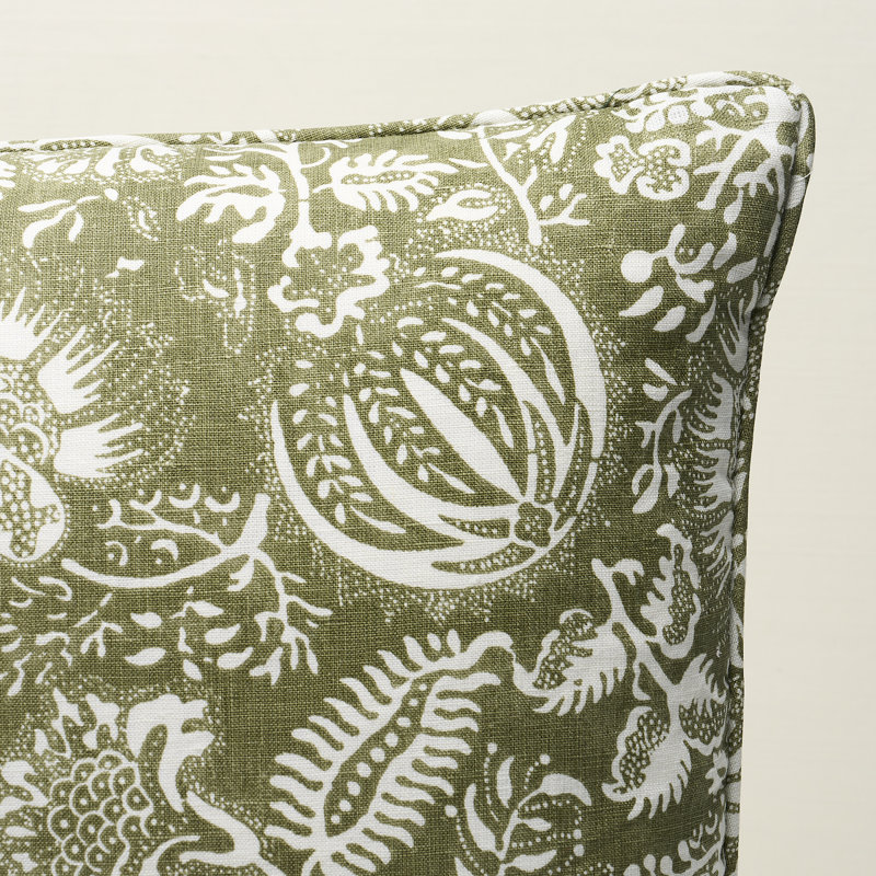 Linen Throw Square Pillow Cover & Insert, 20"H x 20"W