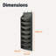 16 Pair Hanging Shoe Organiser