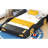 Race Car Bed With Storage And Quality Materials Black+Yellow Platform Appeal Convenient-410978764-410978755