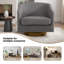 72Cm Wide Swivel Barrel Chair-257751797