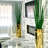 36" Gold Tone Metal Prism Planter