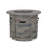 Outdoor 32" Round Propane Fire Pit