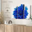 Nature «Blue Dahlia Flower Canvas Print» sur-98865043