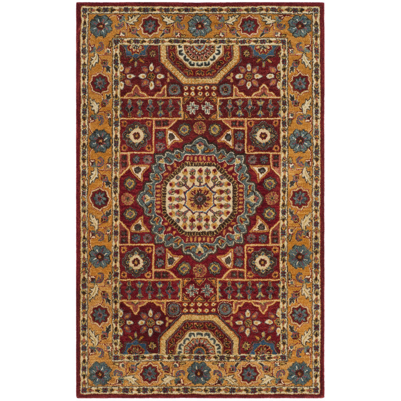 Antiquity Hand Tufted Wool Oriental Rug, Rectangle 6' x 9'