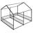 Metal Twin Size House Platform Beds, Two Shared Beds-166592613