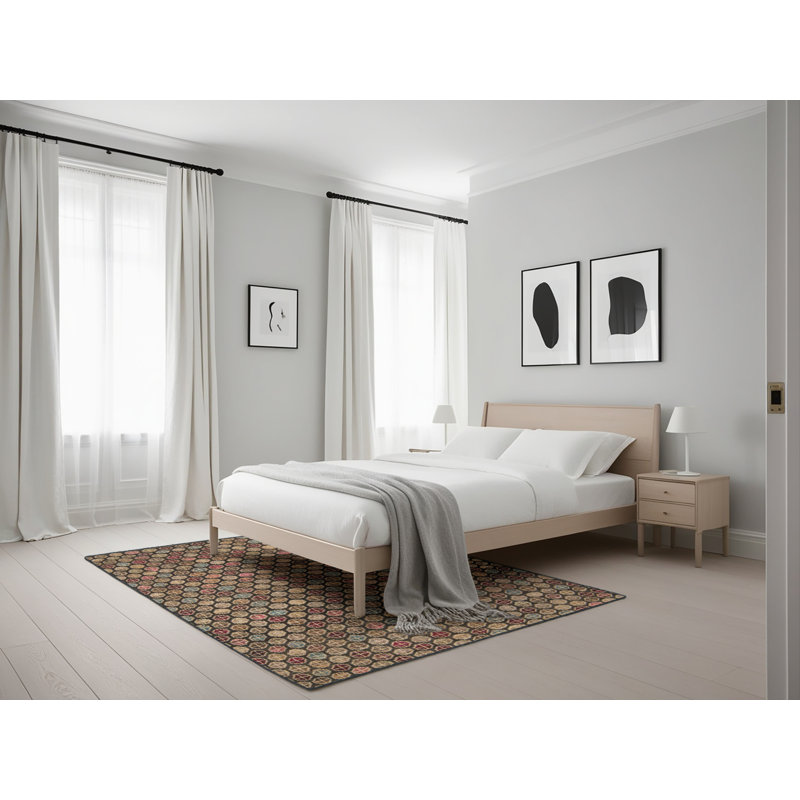 Abstract Indoor Rug, Rectangle 5' x 7'
