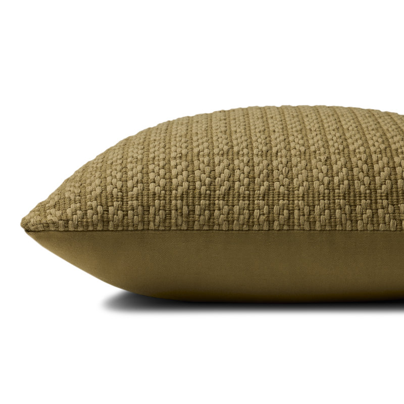 Coussin décoratif Amber Lewis x Loloi Tema, 18 po x 18 po, housse seulement