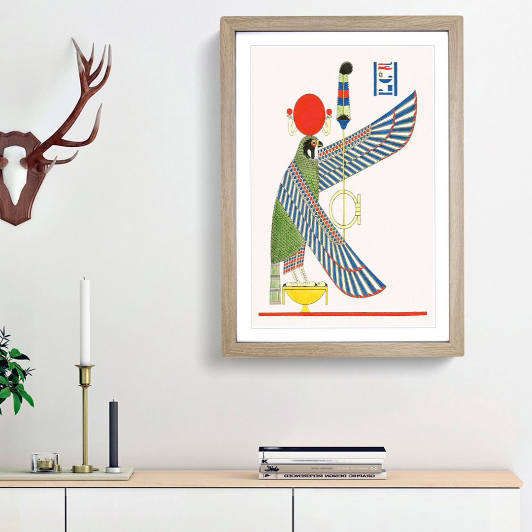 Egyptian Hawk by L. Dubois - Framed Print
