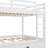 Queen Size Bunk Bed With Twin XL Trundle Wood Bunk Bed-739633742