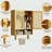Bamboo Wall-Mounted Cabinet With 2 Doors, Adjustable Shelf And Towel Bar - Space-Saving Bathroom, Kitchen Storage