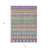 3' X 5' Blush Blue And Lime Green Quatrefoil Washable Indoor Outdoor Area Rug