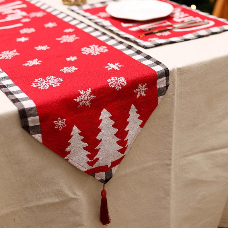 Tapis de table de Noël Violet