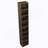 8-Tier Media Tower Rack, CD DVD Slim Storage Cabinet With Adjustable Shelves, Tall Narrow Bookcase Display Bookshelf For Home Office,Multi-Functional Double-Decker Bookcase-1816705530