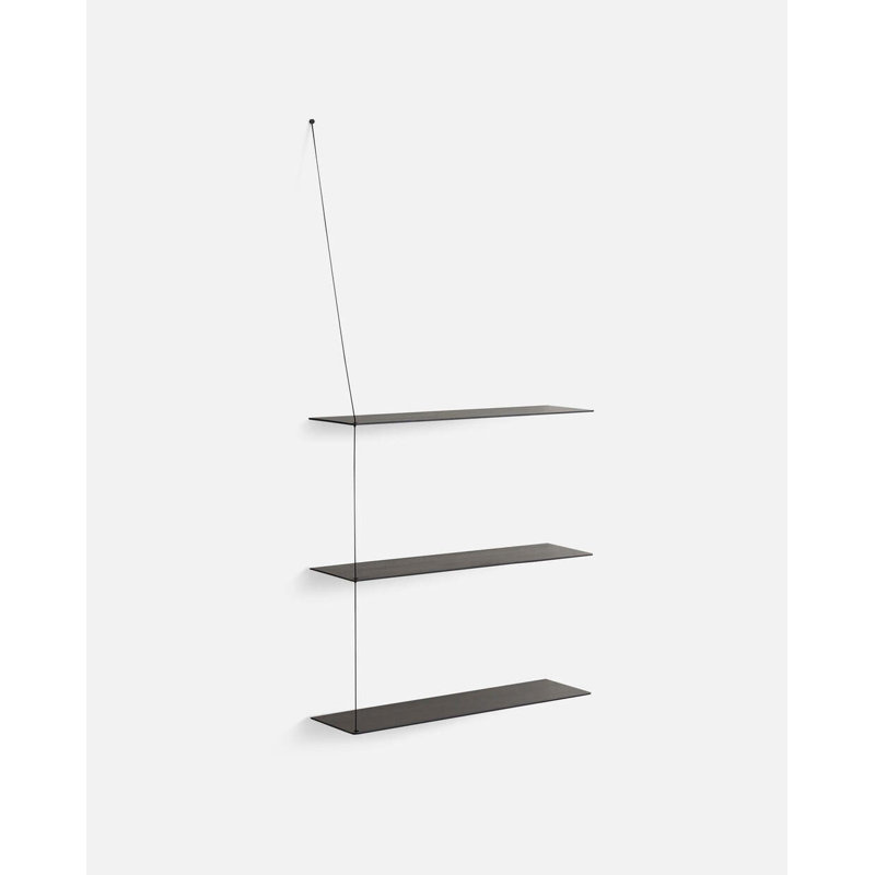 Stedge Shelf (60 Cm), Black, 47.2" H x 31.5" W x 8.7" D