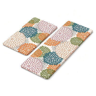 2 tapis de cuisine de ferme anti-fatigue 2 PCS, tapis de cuisine imperméables et antidérapants pour la cuisine,