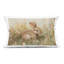Coussin décoratif rose à motif de nœuds roses, par Petal Prints Design-121373395