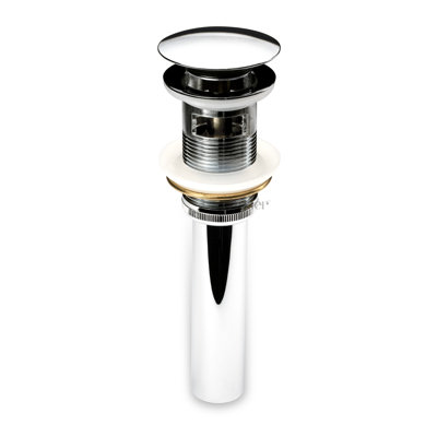 Pop-Up Bathroom Sink Drain Stopper with Overflow