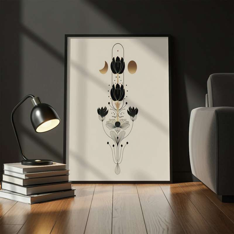 Minimal Line Art Matte Poster, 9x11