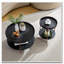 2-Piece Modern 2 tier Round Coffee Table Set for Living Room