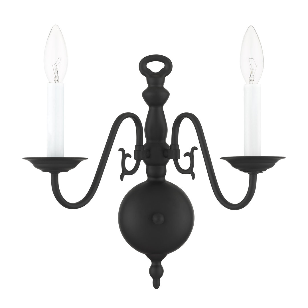 Wigmore Steel Candle Wall Light Alcott Hill®
