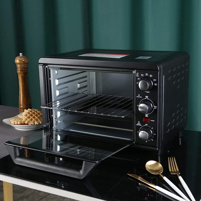 16 po x 11 po, grille-pain de comptoir compact de 20 litres avec réglages minuterie-cuisson-cuisson-rôtie pour un contrôle facile