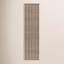 Tapis d'extérieur brun rayé en PET tissé à la main 2 pi 3 po x 8 pi Momeni Caicos-121099083