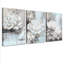 "Elegant Floral", reproduction d'art sur toile abstraite (ensemble de 3)-821388616