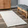 Oguz Power Loom Performance Solid Shag Ivory Rug